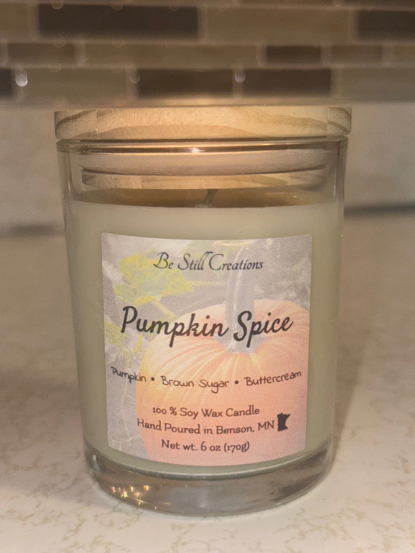 Pumpkin Spice 6 oz Candle