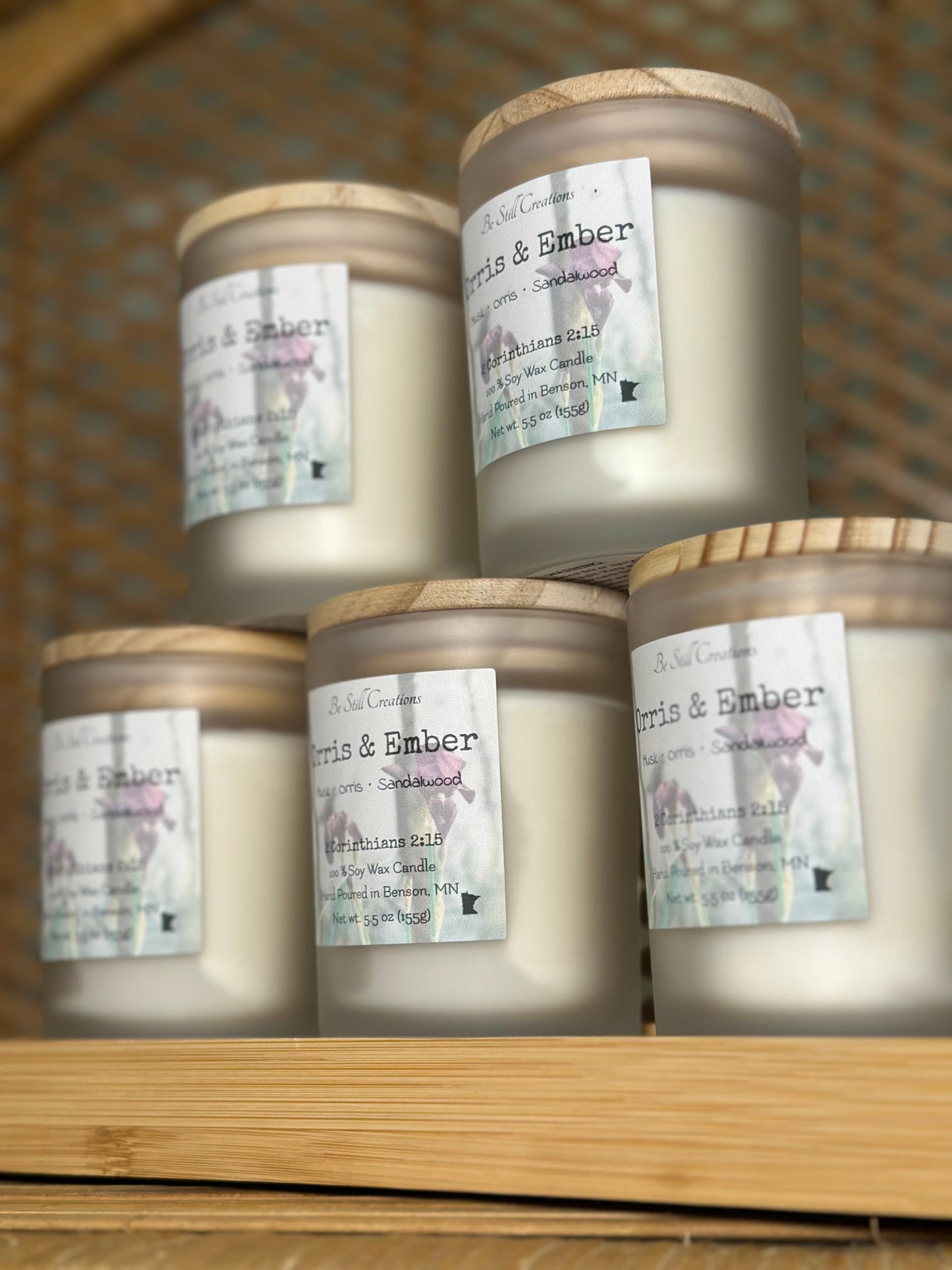 Orris & Ember Soy Candle - 5.5 oz