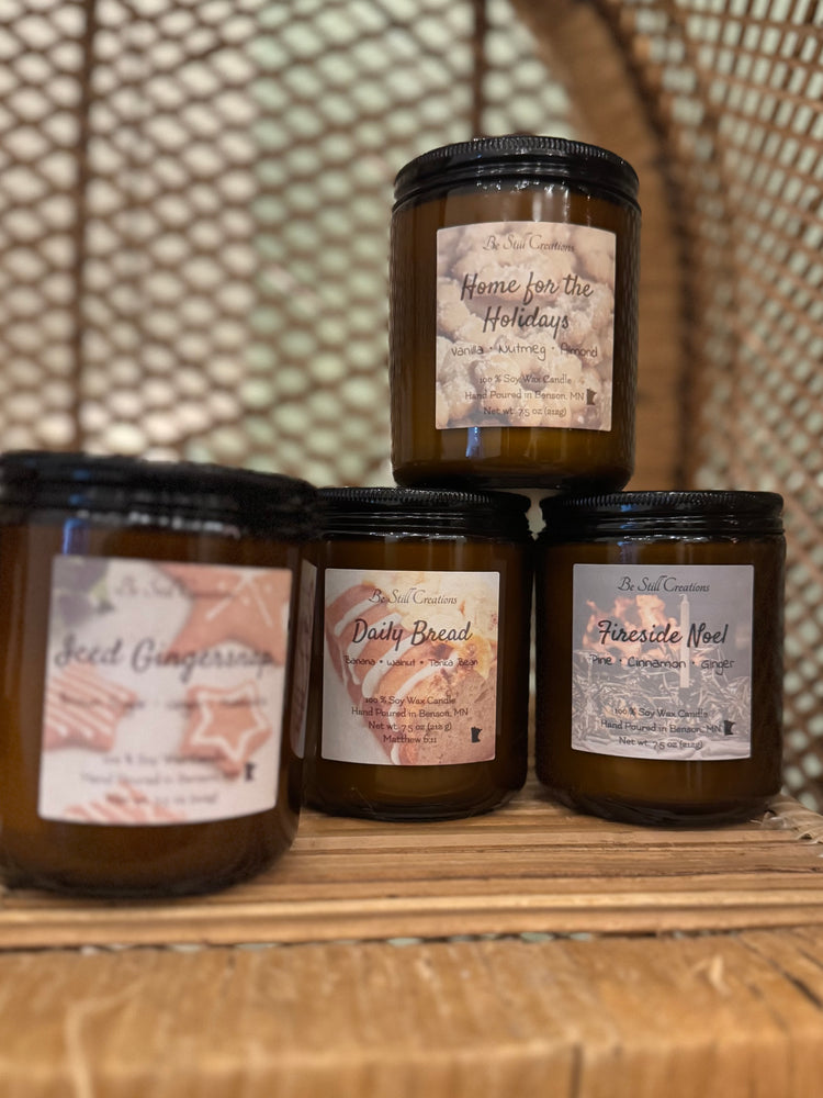 Winter inspired 100% soy wax candles and wax melts. Clean burning and renewable. Hand crafted products.