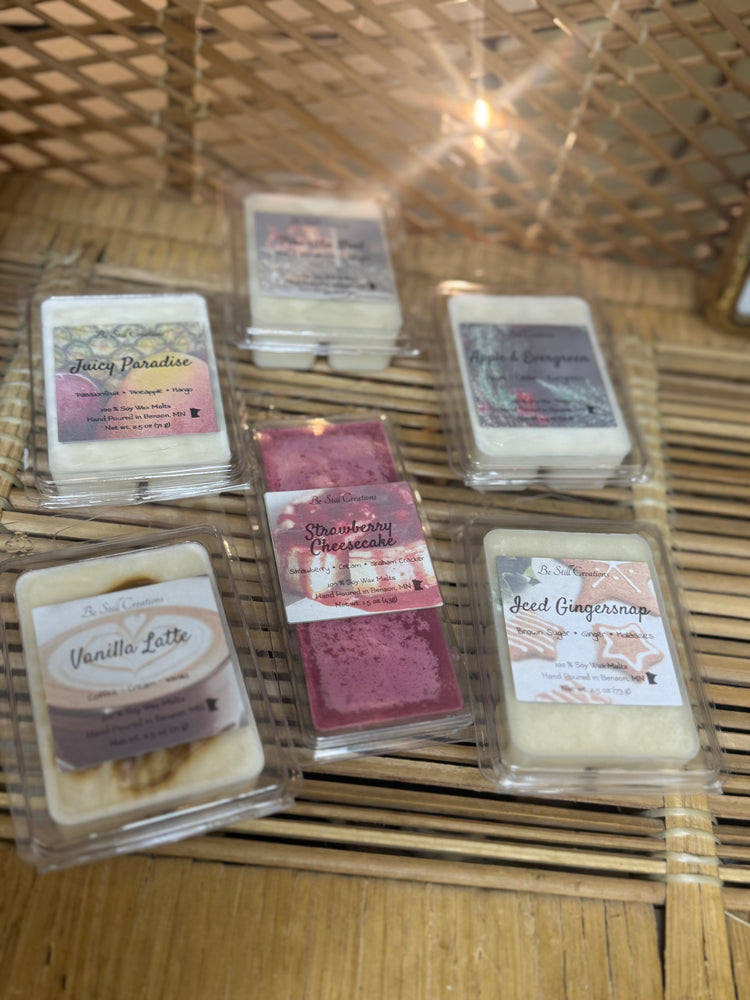 100% Soy wax melts. Phthalate-free fragrance. 