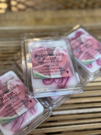 Watermelon burst wax melts summertime scent. Summer vibes