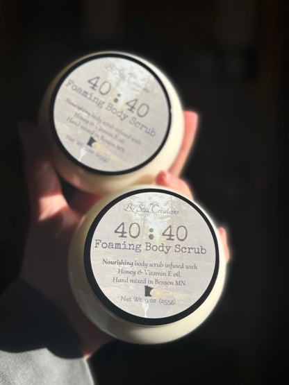 40:40 Foaming Body Scrub