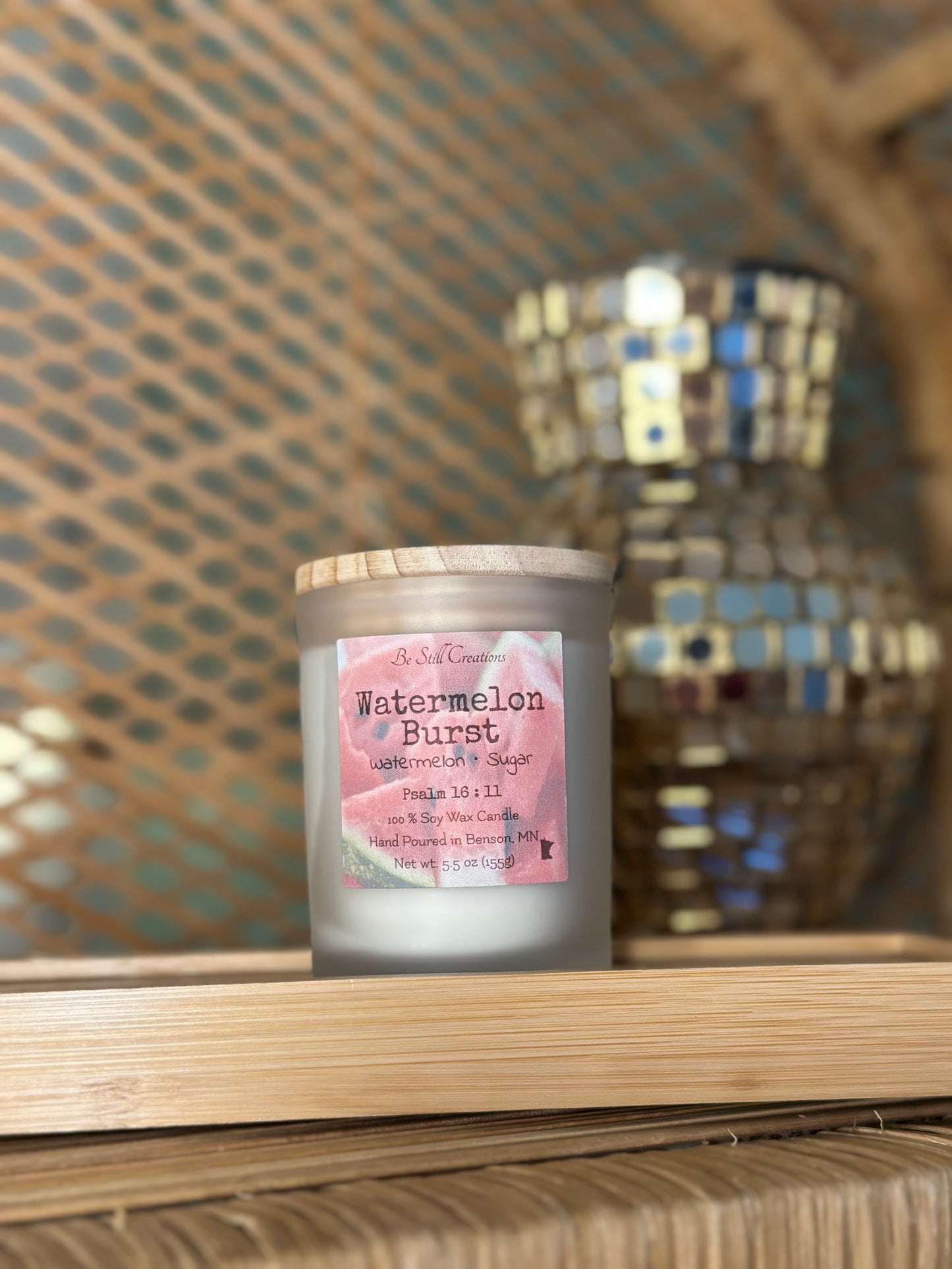 Watermelon Burst Soy Candle - 5.5 oz
