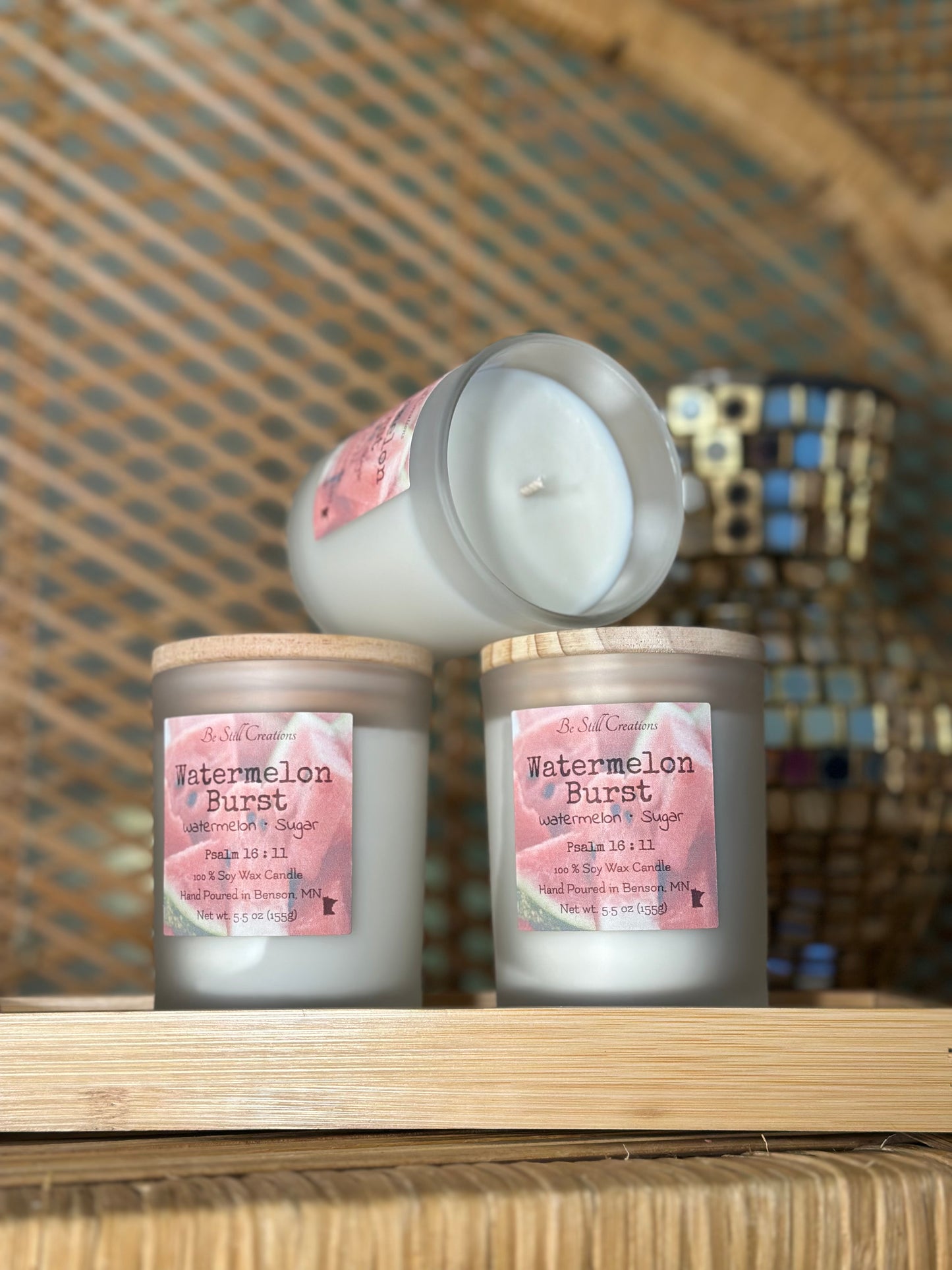 Watermelon Burst Soy Candle - 5.5 oz
