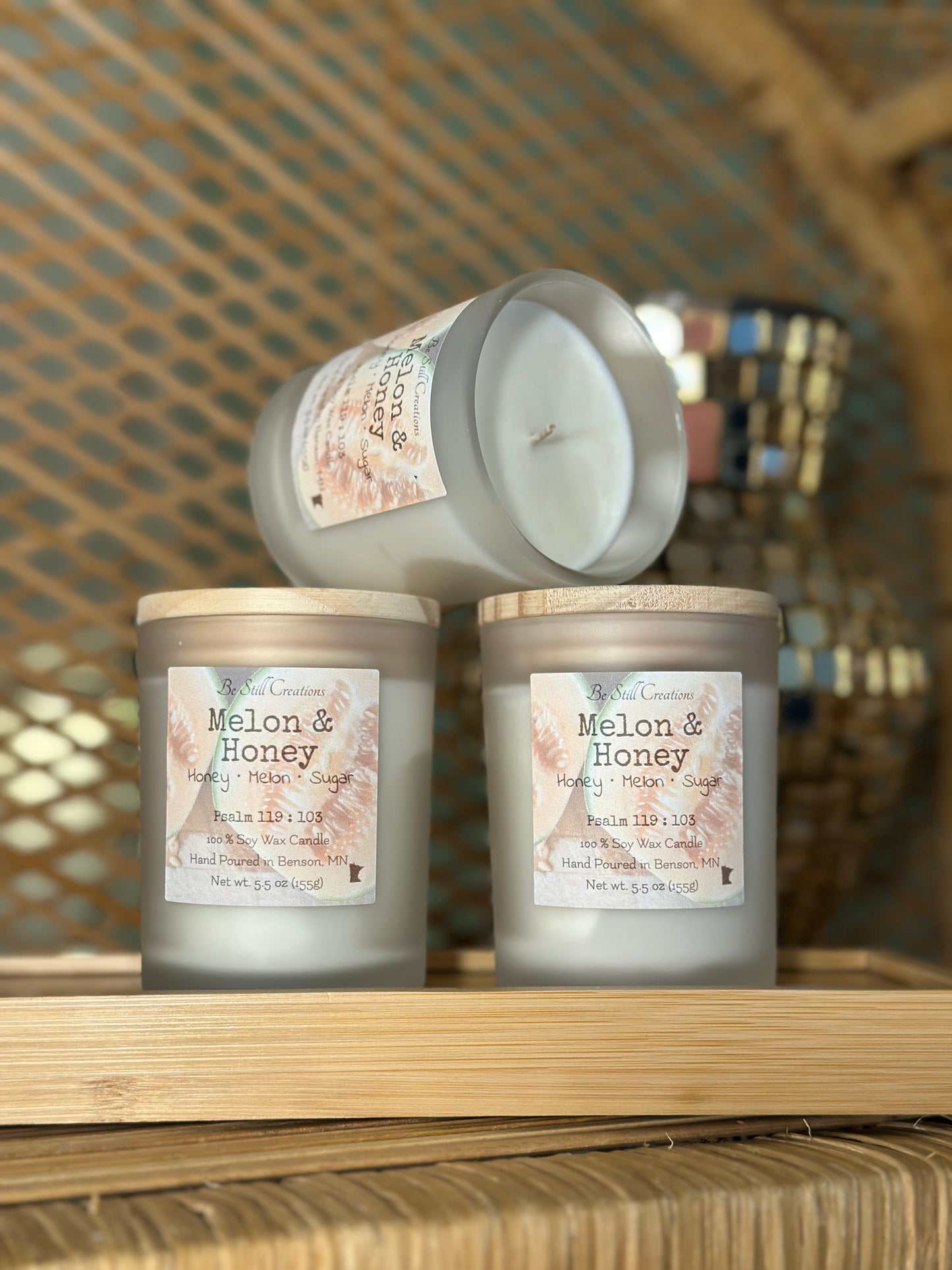 Melon & Honey Soy Candle - 5.5 oz