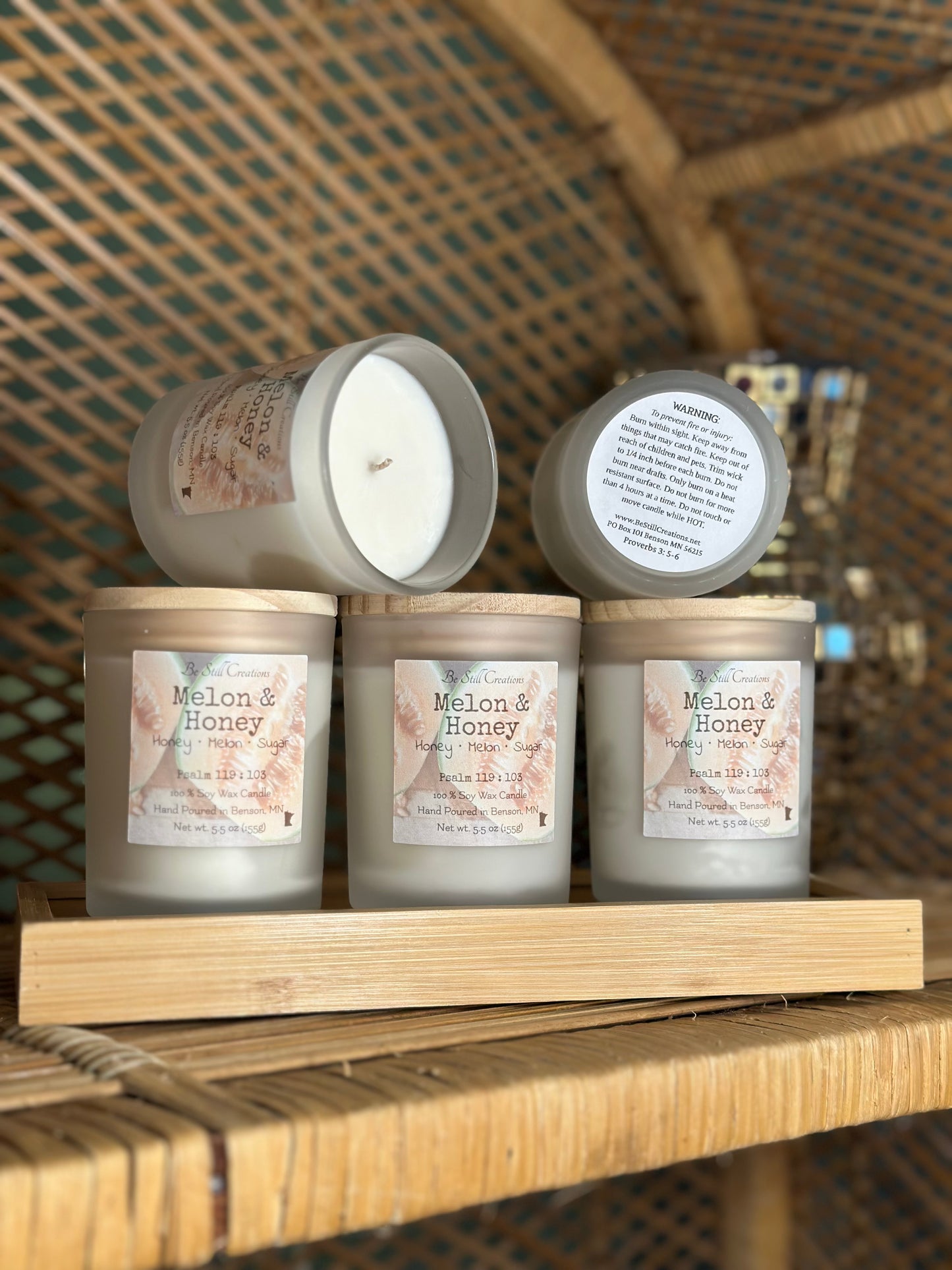 Melon & Honey Soy Candle - 5.5 oz
