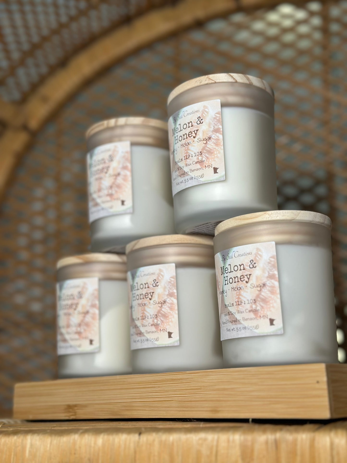 Melon & Honey Soy Candle - 5.5 oz