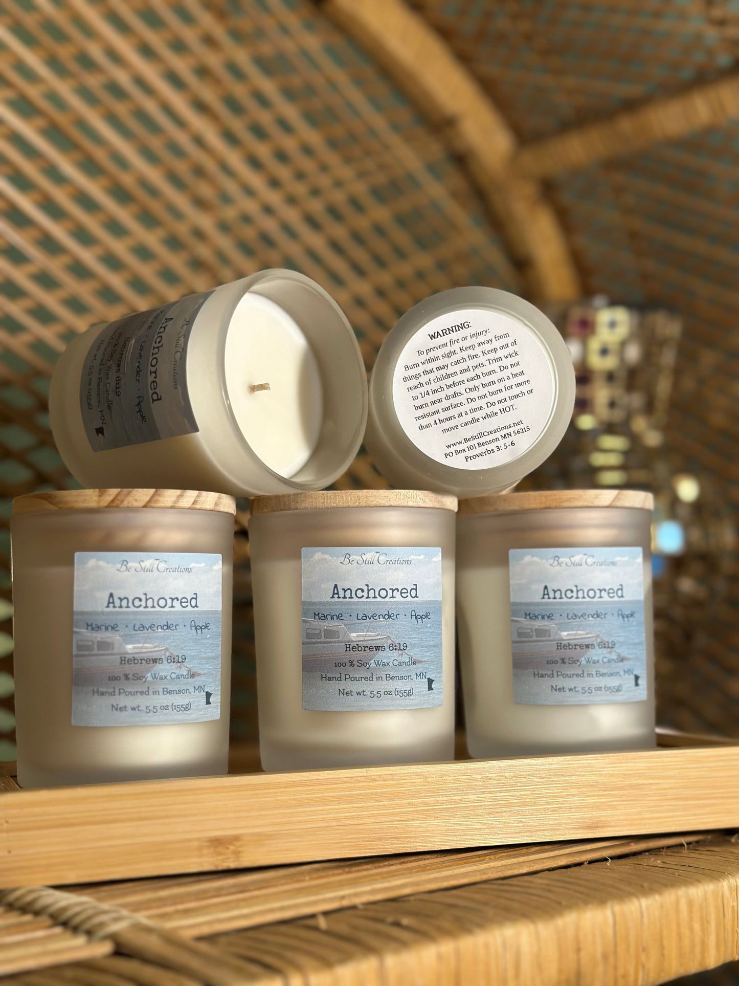 Anchored Soy Candle - 5.5 oz