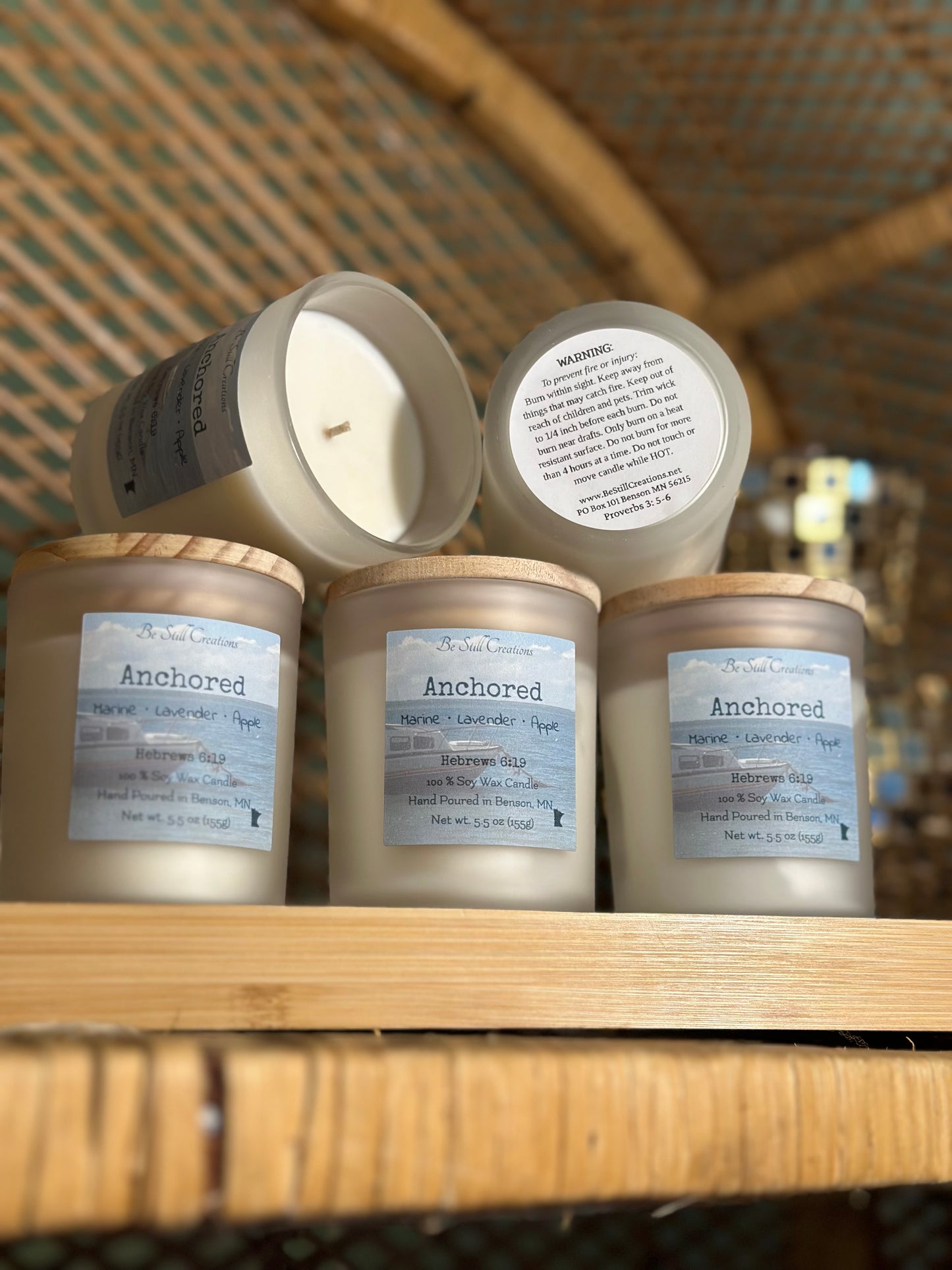 Anchored Soy Candle - 5.5 oz