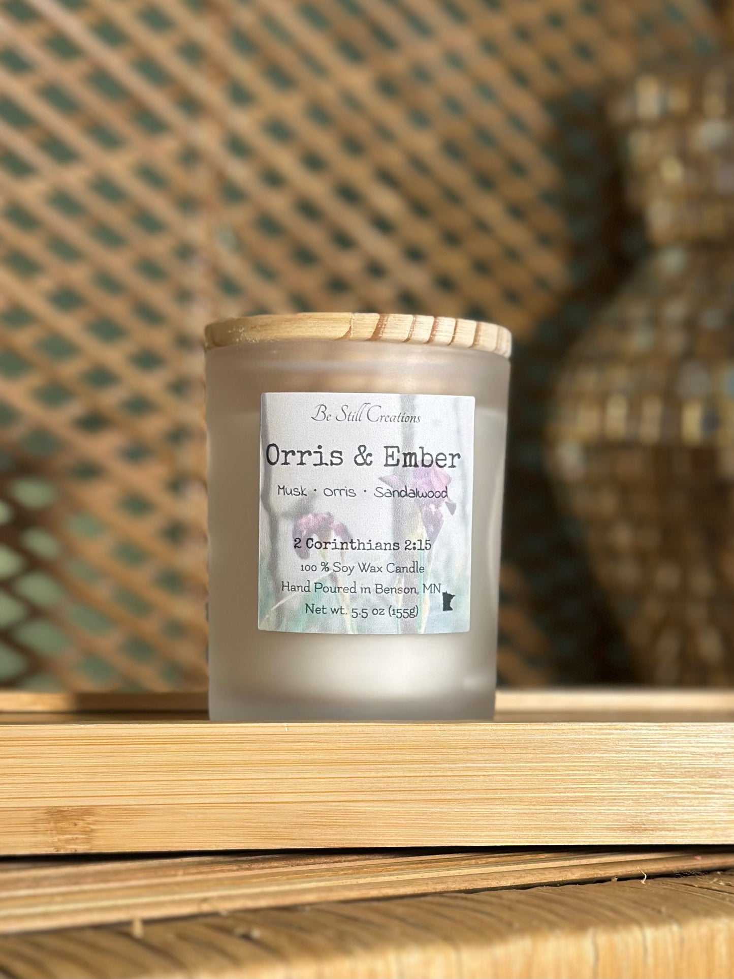 Orris & Ember Soy Candle - 5.5 oz