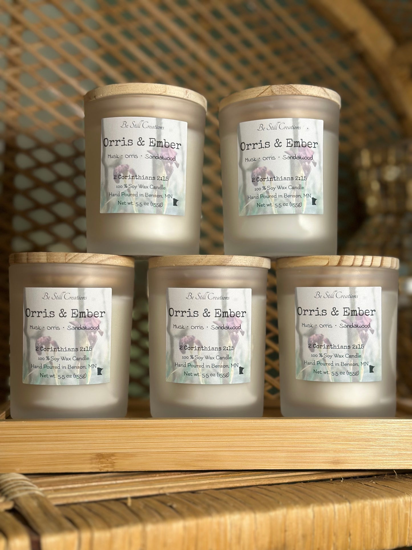 Orris & Ember Soy Candle - 5.5 oz