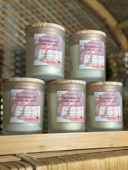 Strawberry Cheesecake Soy Candle - 5.5 oz