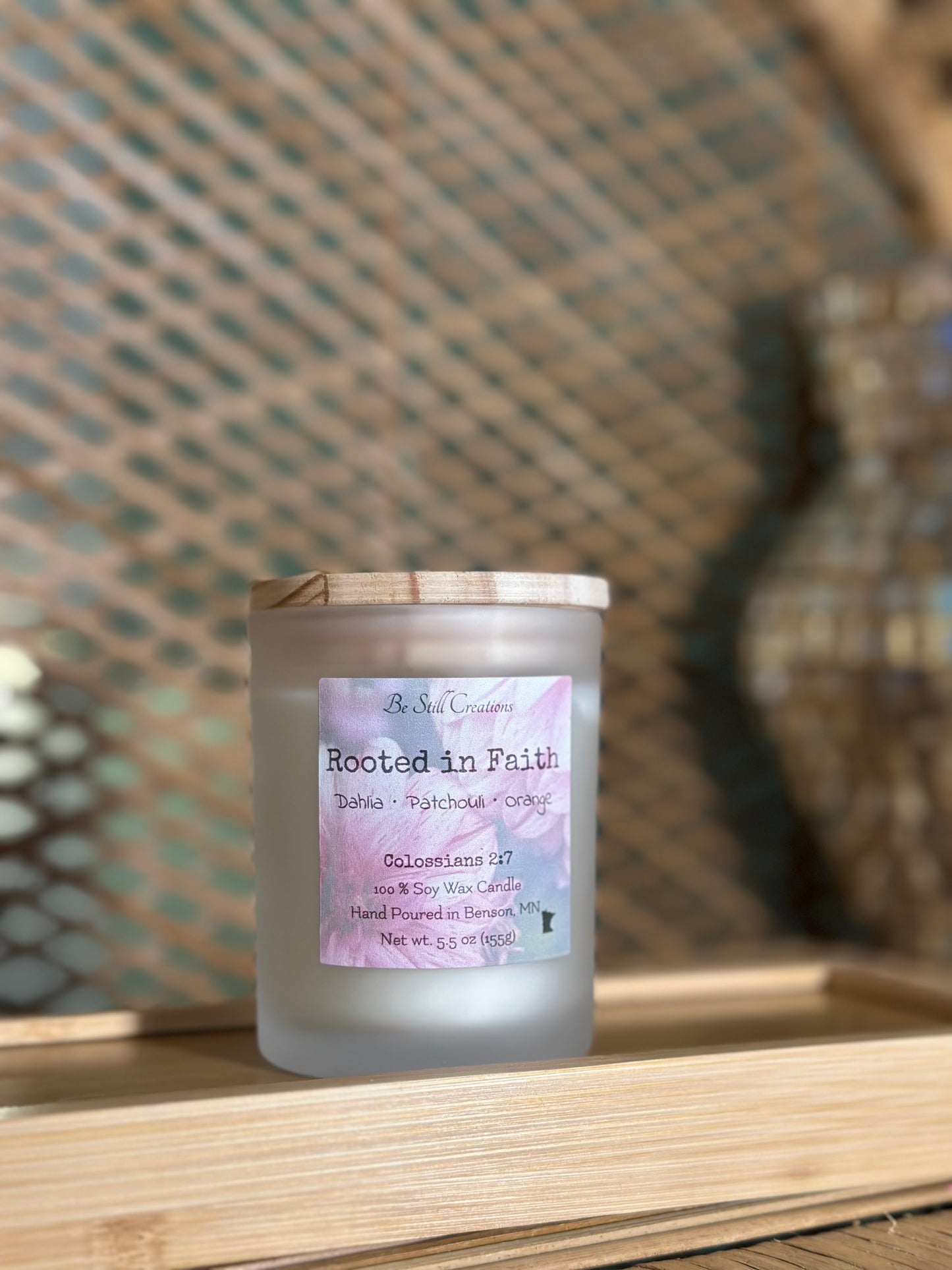 Rooted in Faith Soy Candle - 5.5 oz
