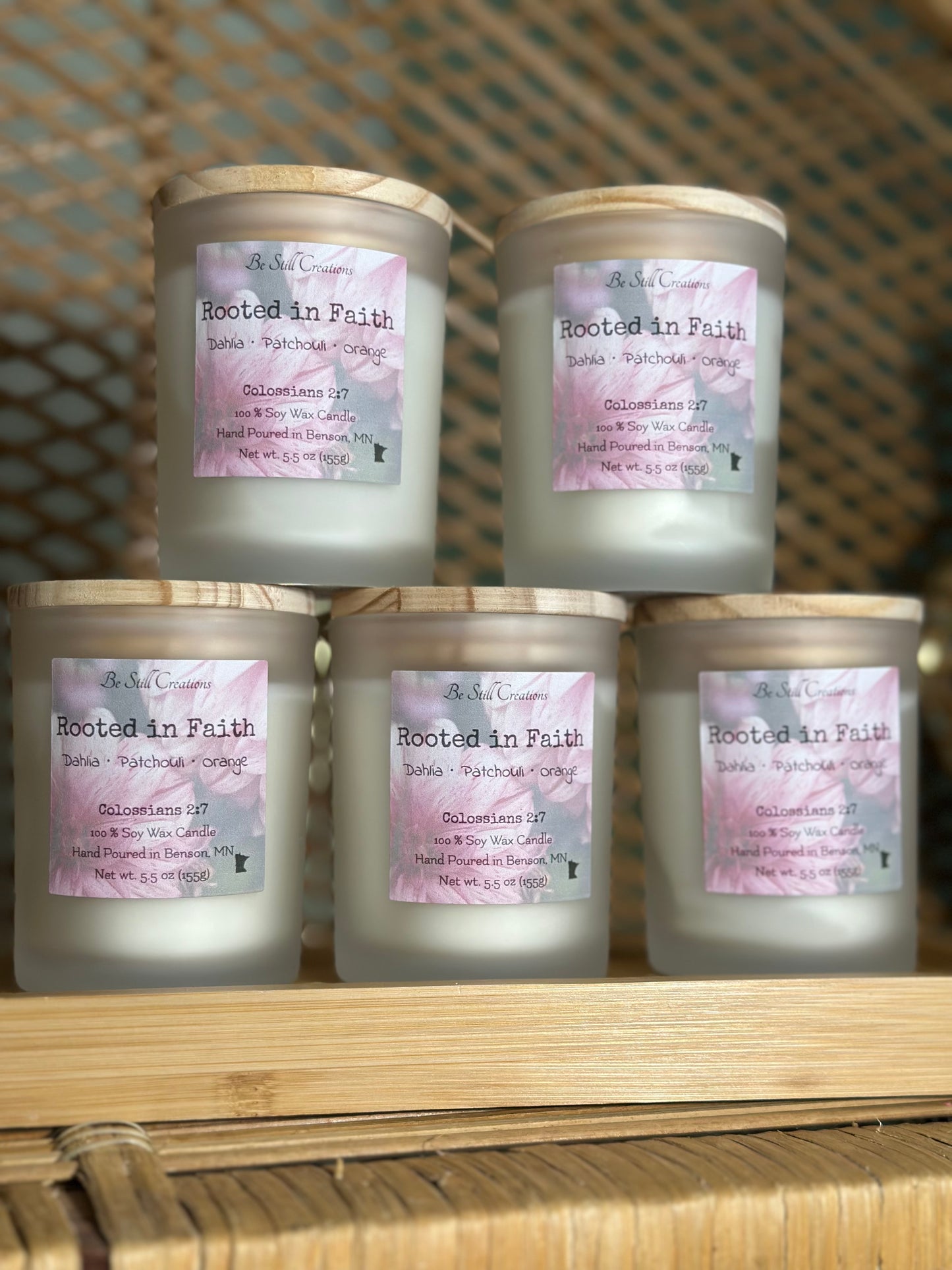 Rooted in Faith Soy Candle - 5.5 oz