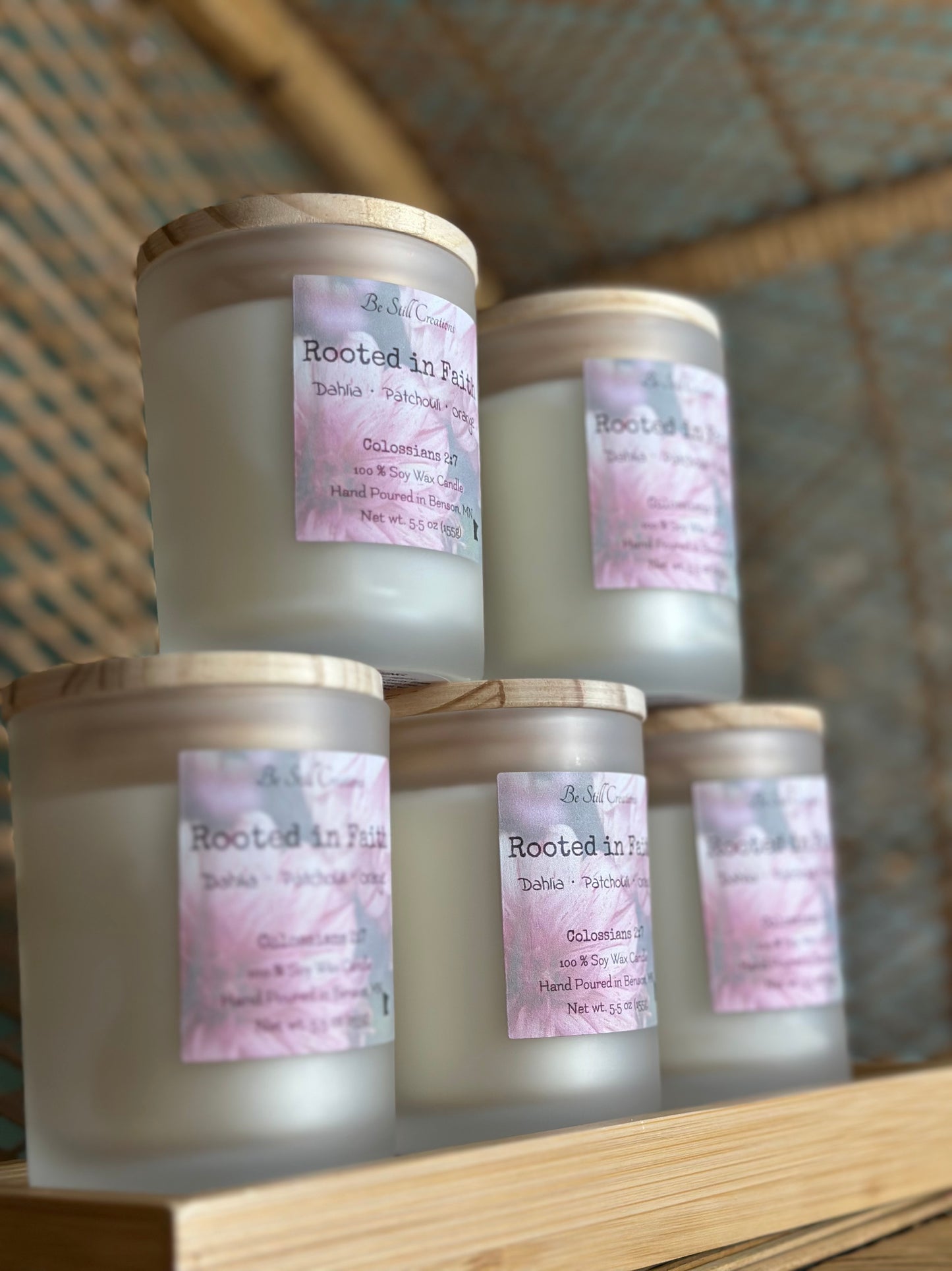 Rooted in Faith Soy Candle - 5.5 oz