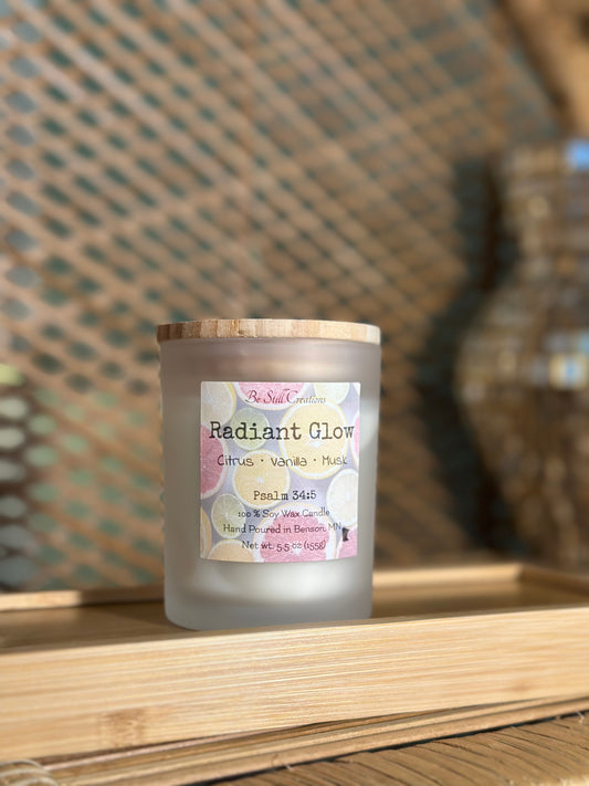 Radiant Glow Soy Candle - 5.5 oz