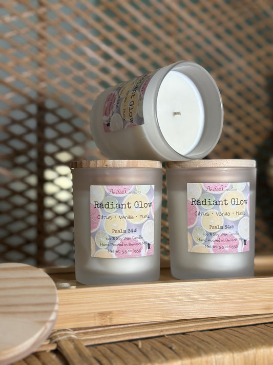 Radiant Glow Soy Candle - 5.5 oz