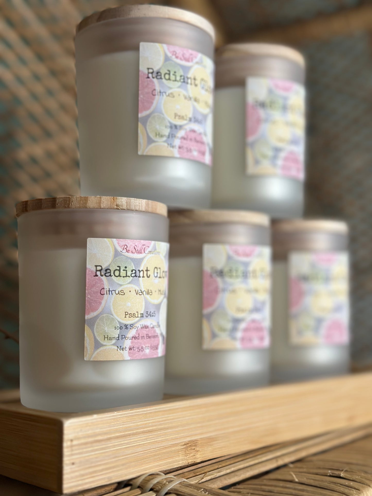 Radiant Glow Soy Candle - 5.5 oz