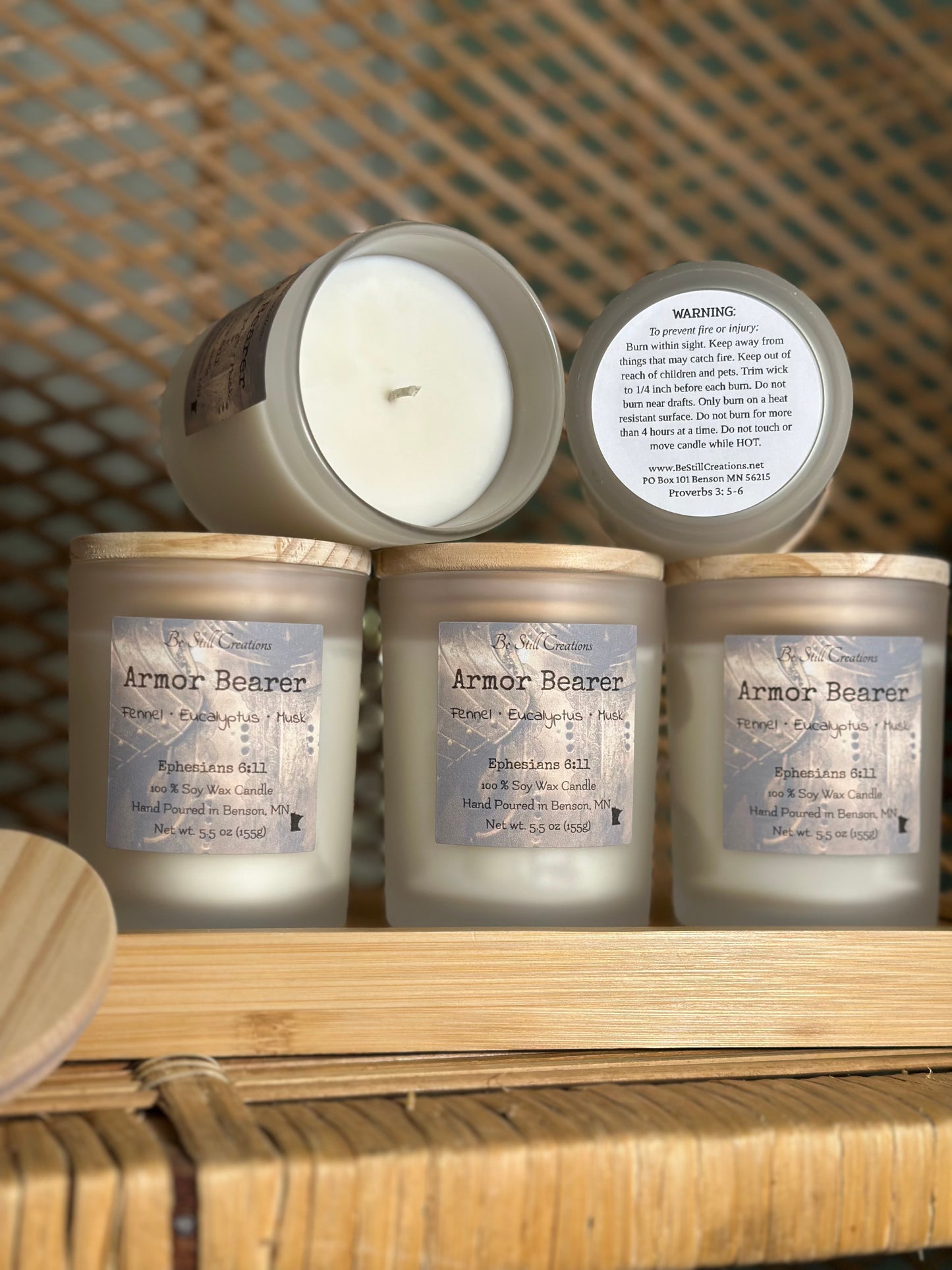 Armor Bearer Soy Candle - 5.5 oz